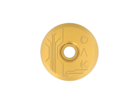 OAK COMPONENTS Ahead Cap Top Cap Aluminum Eternal | gold