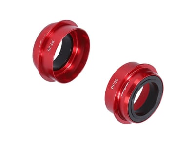 YUNIPER Bottom Bracket Ultralight Nitro PF30 for SRAM DUB Cranks | red