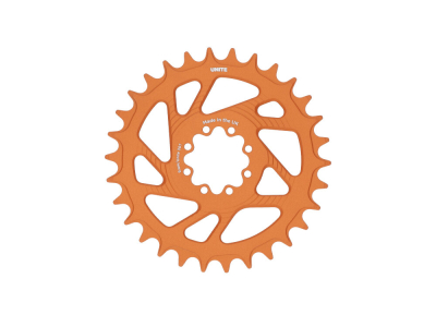 UNITE COMPONENTS Chainring round Direct Mount | 1-speed narrow-wide SRAM MTB 8-Bolt 3 mm offset  | Tequila Sunrise 28 Teeth