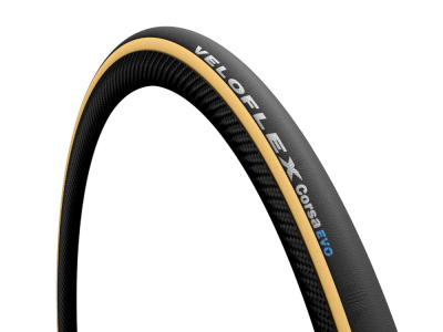 VELOFLEX Tire Corsa EVO 28" | 700 x 25C Open Tubular / Clincher black / gum