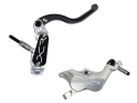 HOPE Disc Brake XCR PRO E4 Post Mount separately | silver Frontwheel Brake