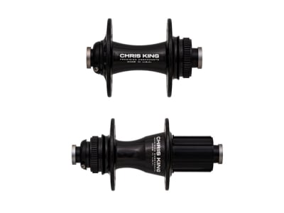 CHRIS KING Hub Set Road R45D Gen 4 Ceramic Center Lock | Thru Axle | Freehub Shimano / SRAM | 24 Hole black