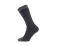 SEALSKINZ Socks Wiveton Mid Length Warm Weather | Waterproof | black / gray S (36 - 38)