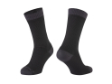 SEALSKINZ Socks Wiveton Mid Length Warm Weather | Waterproof | black / gray S (36 - 38)