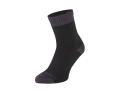 SEALSKINZ Socks Wretham Ankle Length Warm Weather | Waterproof | black / grey