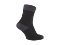SEALSKINZ Socks Wretham Ankle Length Warm Weather | Waterproof | black / grey