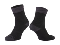 SEALSKINZ Socken Wretham Ankle Length Warm Weather | Wasserdicht | schwarz / grau S (36 - 38)