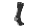 SEALSKINZ Socks Briston Mid Length All Weather Hydrostop | Waterproof | black / grey XL (47-49)