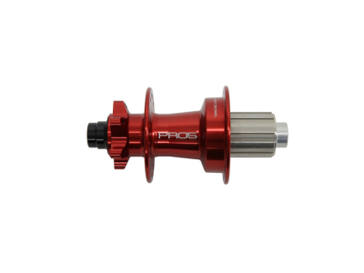 HOPE Rear Hub Pro 5 DH | Classic 6-Hole 12x148 mm Boost thru axle Freehub Shimano SRAM | red 32 Hole