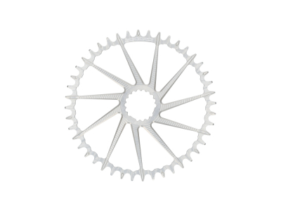 GARBARUK Chainring round Road/CX/Gravel | Cannondale Direct Mount | silver 38 Teeth