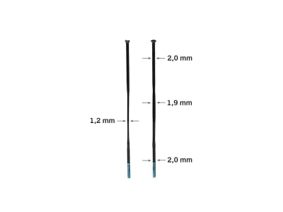 SHIMANO Ersatzspeiche für Ultegra WH-R8170-C60 Laufradsatz | 262 mm Y0NUS1100