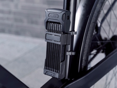 ABUS Bordo XPlus 6000K Folding Lock + SH Frame Mount | black