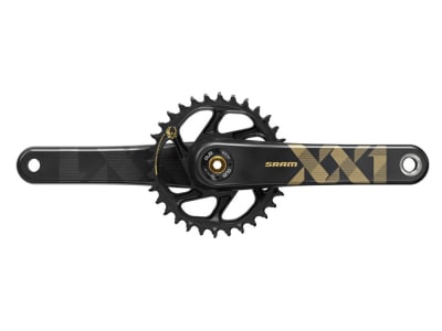 SRAM XX1 Eagle DUB Crank 1x12 | X-SYNC 2 SL Direct Mount Chainring 34 teeth BOOST | gold