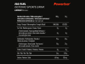POWERBAR Black Line Iso Fuel 30 Isotonisches Sportgetränk Lemon | Dose 608g