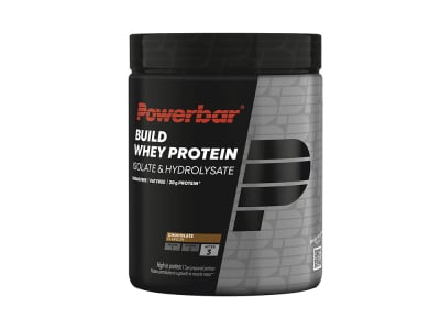 POWERBAR Black Line Beverage Powder Build Whey Protein Isolate & Hydrolysate Chocolate | 572 g can