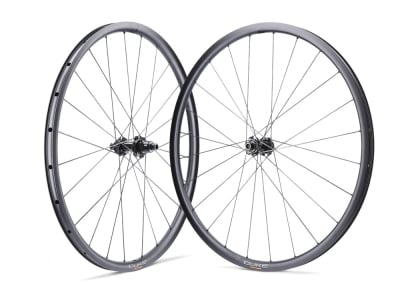 PI ROPE Laufradsatz 28" Gravel Light Center Lock World Runner X 25 | Black Premium Edition Shimano Micro Spline