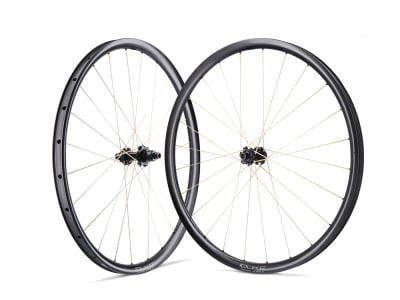 PI ROPE Wheelset 28" Gravel Light Center Lock World Runner X 25 | Golden Shine