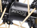 PI ROPE Wheelset 28" Gravel Light Center Lock World Runner X 25 | Golden Shine Shimano Micro Spline