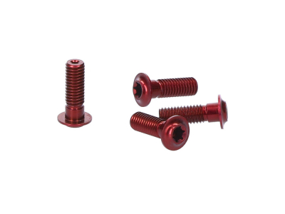 EXTRALITE Screw Set ExtraBolt 12.1 | M5x15 Flathead Aluminum | red