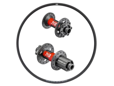 R2BIKE Wheelset Mullet 29" + 27,5" AM EN DH | DT Swiss 240 MTB 6-Hole Hubs | Newmen Aluminum Rims