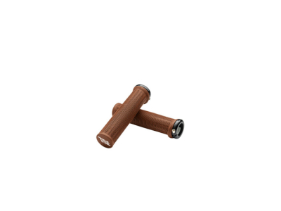 TITLE MTB Grips L01 Lock-On | brown