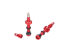 WOLFTOOTH Tubeless Valve Stem Kit | red