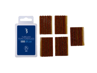 BBB CYCLING Tubeless Repair Strips Puncture Plugs BTL-209 | 25 Pieces
