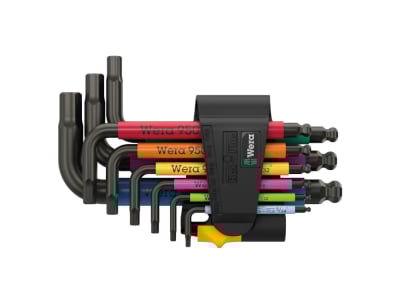 WERA L-Key Tool Set Multicolour Imperial 3 Hex-Plus | 9 pieces