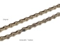 R2BIKE pre-waxed KMC X12 Chain incl. Chain Lock | 12-speed | 126 links | Ti-N Gold
