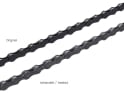 R2BIKE pre-waxed KMC X12 Chain incl. Chain Lock | 12-speed | 126 links | Black Tech
