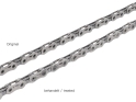 R2BIKE pre-waxed SRAM Red Chain incl. Chain Lock for SRAM Red | 12- / 13- speed | 126 links | silver