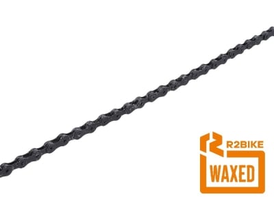 R2BIKE pre-waxed SRAM XX1 Eagle Chain incl. Chain Lock for SRAM XX1 Eagle / SRAM X01 Eagle | 12-speed | 126 links | black