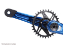ACTOFIVE Crank Set Signature X | SRAM 3-hole Chainwheel 28,99 mm SRAM DUB Spindle | black 165 mm