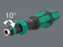 WERA Bit-Handhalter mit Ratschenfunktion und Schnellwechselfutter Rapidaptor 1/4"