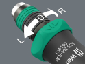 WERA Werkzeugset Bit-Handhalter mit Ratschenfunktion und Schnellwechselfutter Rapidaptor 1/4" | 15-teilig