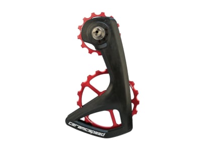 CERAMICSPEED OSPW RS 5-Spoke Derailleur Cage System | Dura Ace 9250 / Ultegra 8150 red