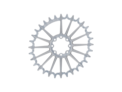 GARBARUK Kettenblatt Direct Mount MTB oval für SRAM 8-Loch | silber | 32 Zähne