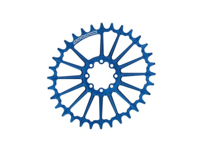 GARBARUK Kettenblatt Direct Mount MTB oval für SRAM 8-Loch | blau