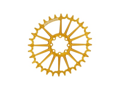 GARBARUK Kettenblatt Direct Mount MTB oval für SRAM 8-Loch | gold