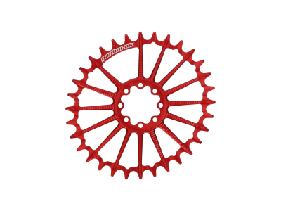 GARBARUK Chainring Direct Mount MTB oval for SRAM 8-Bolt | Red