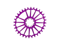 GARBARUK Kettenblatt Direct Mount MTB oval für SRAM 8-Loch | lila | 28 Zähne