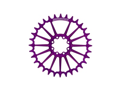 GARBARUK Chainring Direct Mount MTB round for SRAM 8-Bolt | Purple | 28 Teeth