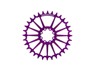 GARBARUK Chainring Direct Mount MTB round for SRAM 8-Bolt | Purple | 36 Teeth