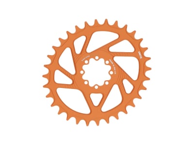 UNITE COMPONENTS Chainring oval Direct Mount | 1-speed narrow-wide SRAM 8-Bolt MTB 3 mm Offset | Tequila Sunrise
