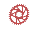 UNITE COMPONENTS Chainring oval Direct Mount | 1-speed narrow-wide SRAM 8-Bolt MTB 3 mm Offset | Firehouse Red
