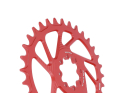 UNITE COMPONENTS Chainring oval Direct Mount | 1-speed narrow-wide SRAM 8-Bolt MTB 3 mm Offset | Firehouse Red 32 Teeth