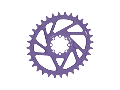 UNITE COMPONENTS Kettenblatt oval Direct Mount | 1-fach narrow-wide SRAM 8-Loch MTB 3 mm Offset | Bright Purple 30 Zähne