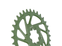 UNITE COMPONENTS Chainring oval Direct Mount | 1-speed narrow-wide SRAM 8-Bolt MTB 3 mm Offset | Camo Green