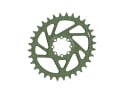 UNITE COMPONENTS Chainring oval Direct Mount | 1-speed narrow-wide SRAM 8-Bolt MTB 3 mm Offset | Camo Green 28 Teeth