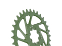 UNITE COMPONENTS Chainring oval Direct Mount | 1-speed narrow-wide SRAM 8-Bolt MTB 3 mm Offset | Camo Green 28 Teeth